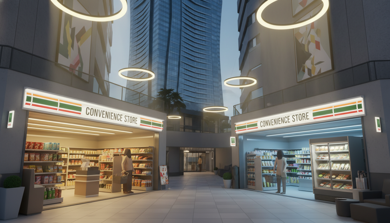 アパホテル横浜ベイタワーのコンビニ完全ガイド！館内に2店舗もあって超便利！