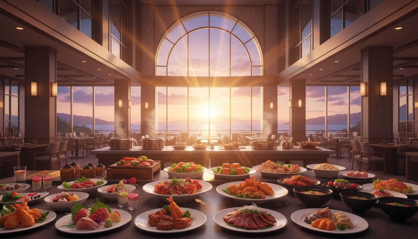 メルキュール京都宮津リゾート&スパの夕食を解説？ビュッフェの魅力とオールインクルーシブの詳細