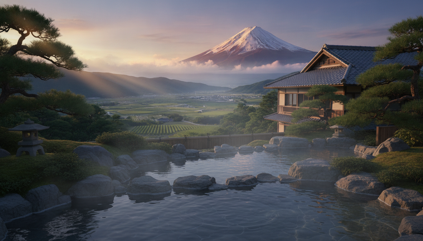 大江戸温泉物語で富士山見える?山梨石和温泉の景観を徹底解説