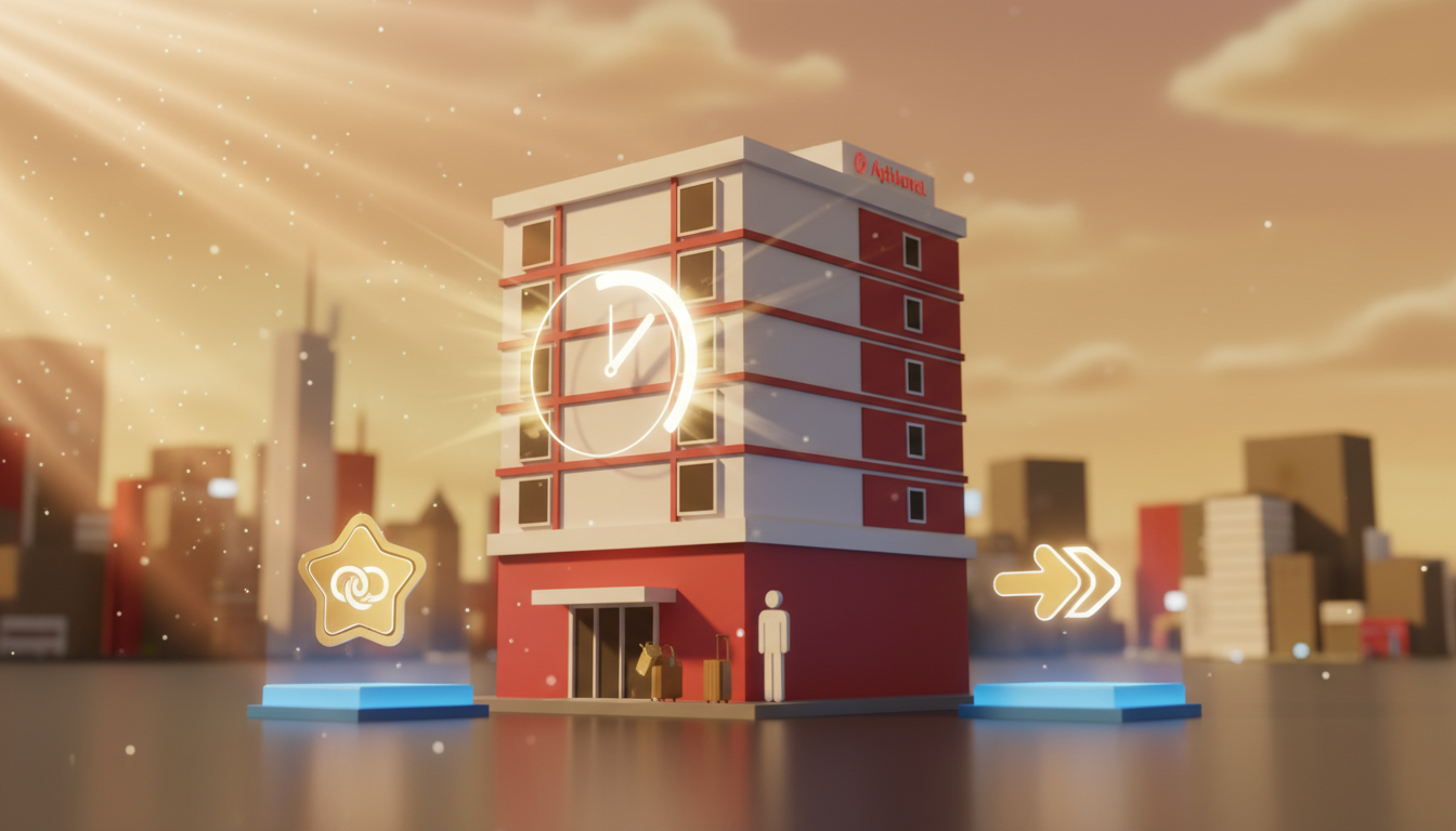 アパホテルの標準チェックイン時間は15時から