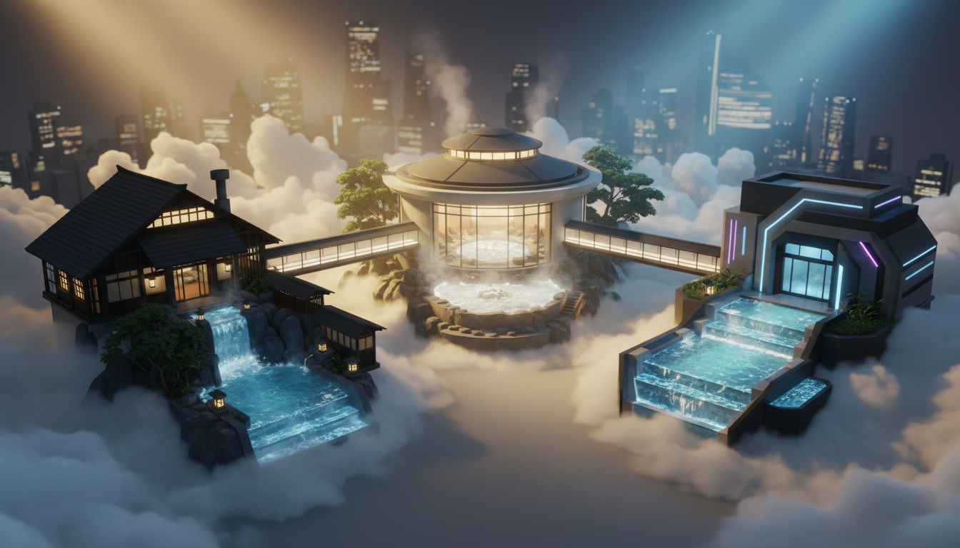 アパホテル幕張の大浴場は3棟で異なる魅力を提供