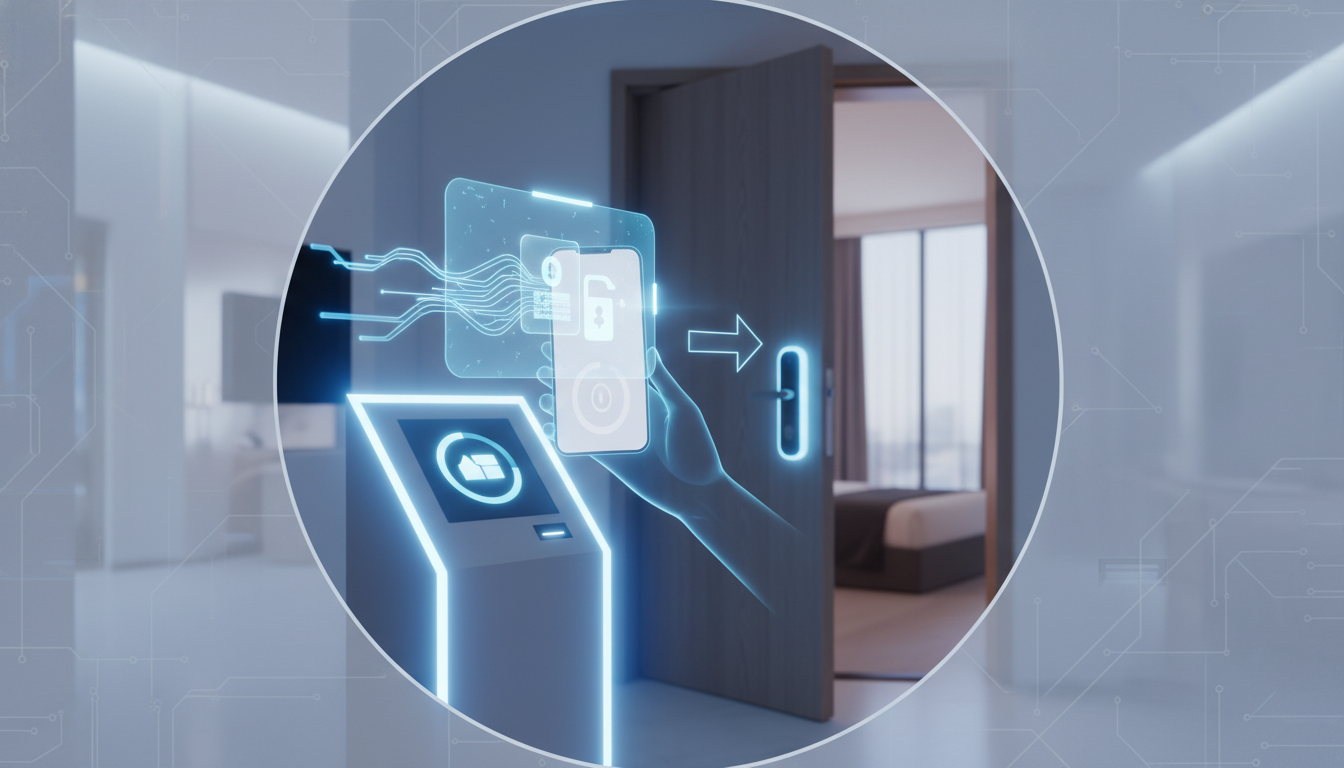 1秒チェックインなら非接触でスムーズに入室できます