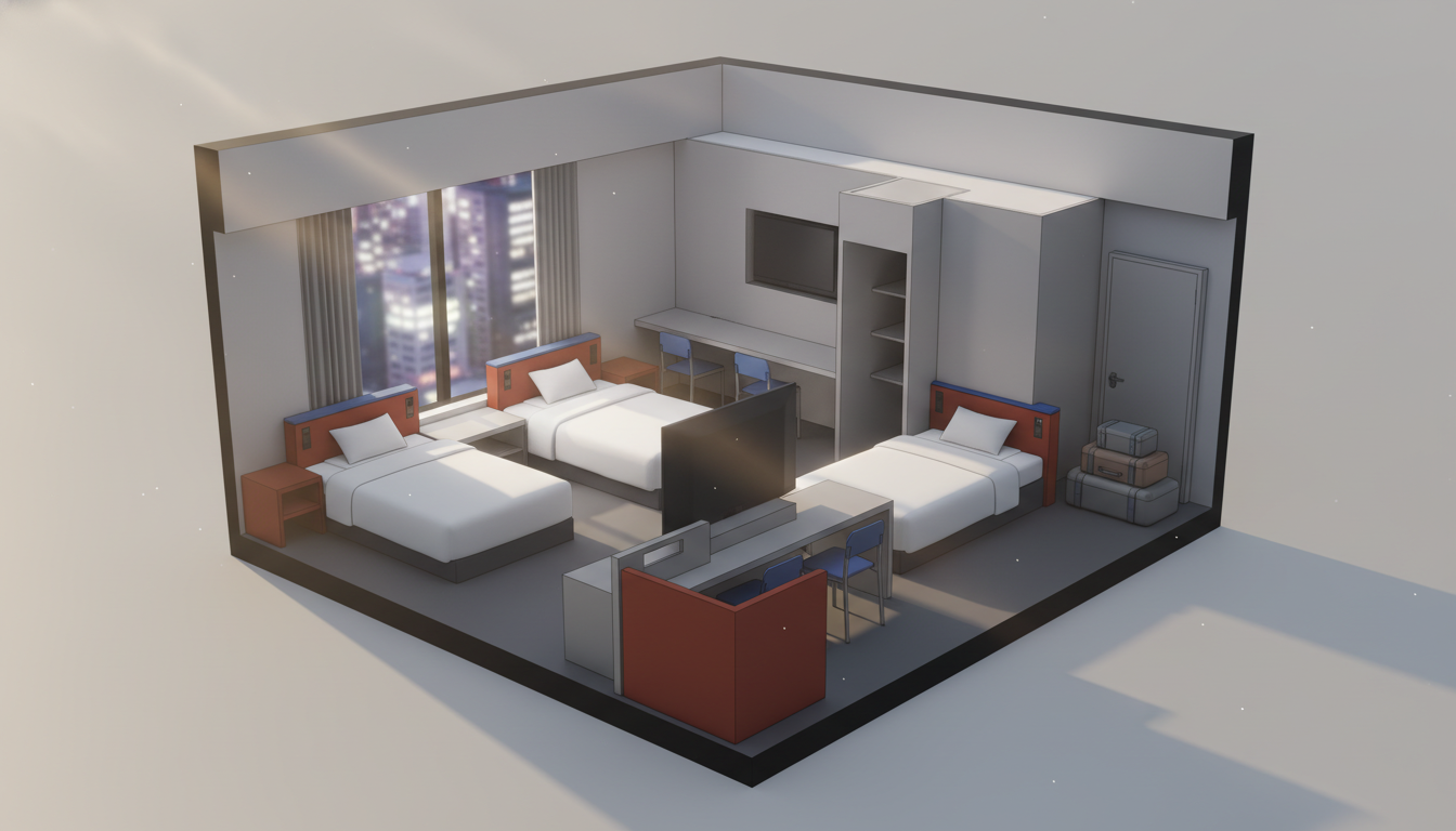 アパホテルが3人部屋を充実させている理由