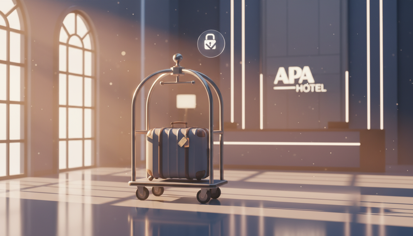 アパホテルはチェックイン前の荷物預かりが無料で利用可能