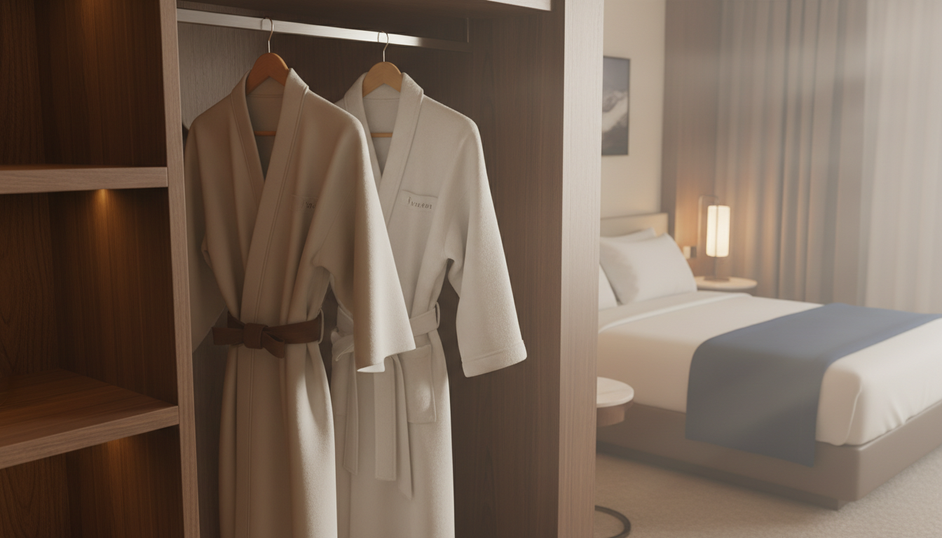アパホテルには浴衣またはナイトガウンが標準装備されています