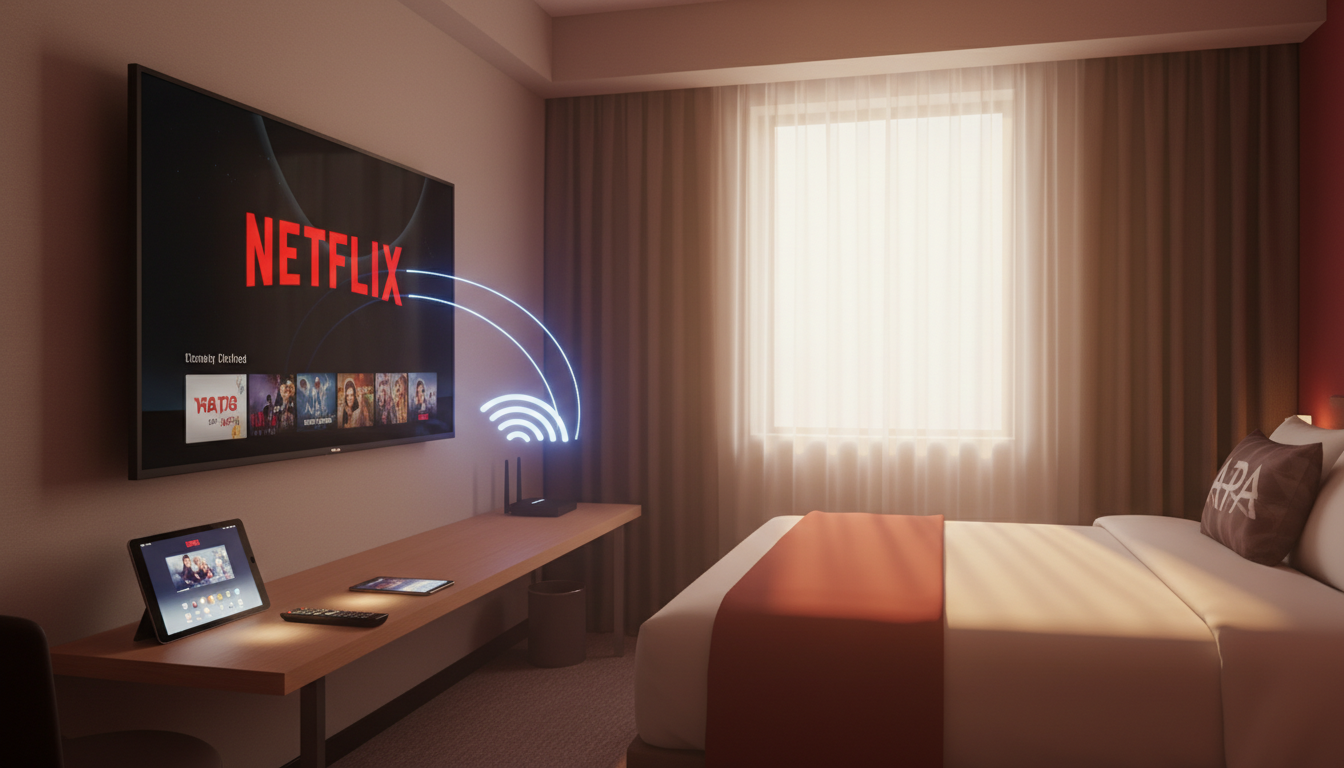アパホテルでNetflixは視聴可能です