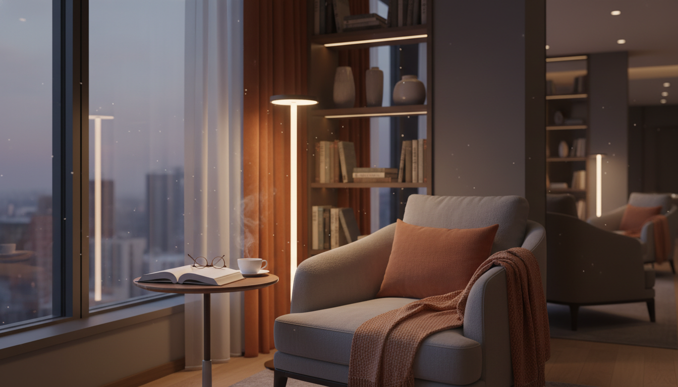 ホテルのラウンジが読書に適している理由