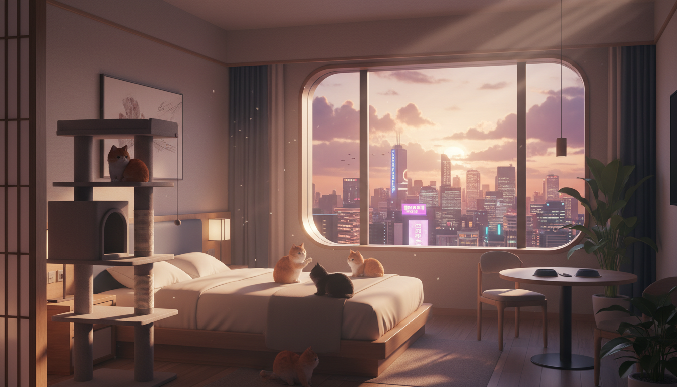 大阪で猫と泊まれるホテルは限定的ながら増加傾向にあります