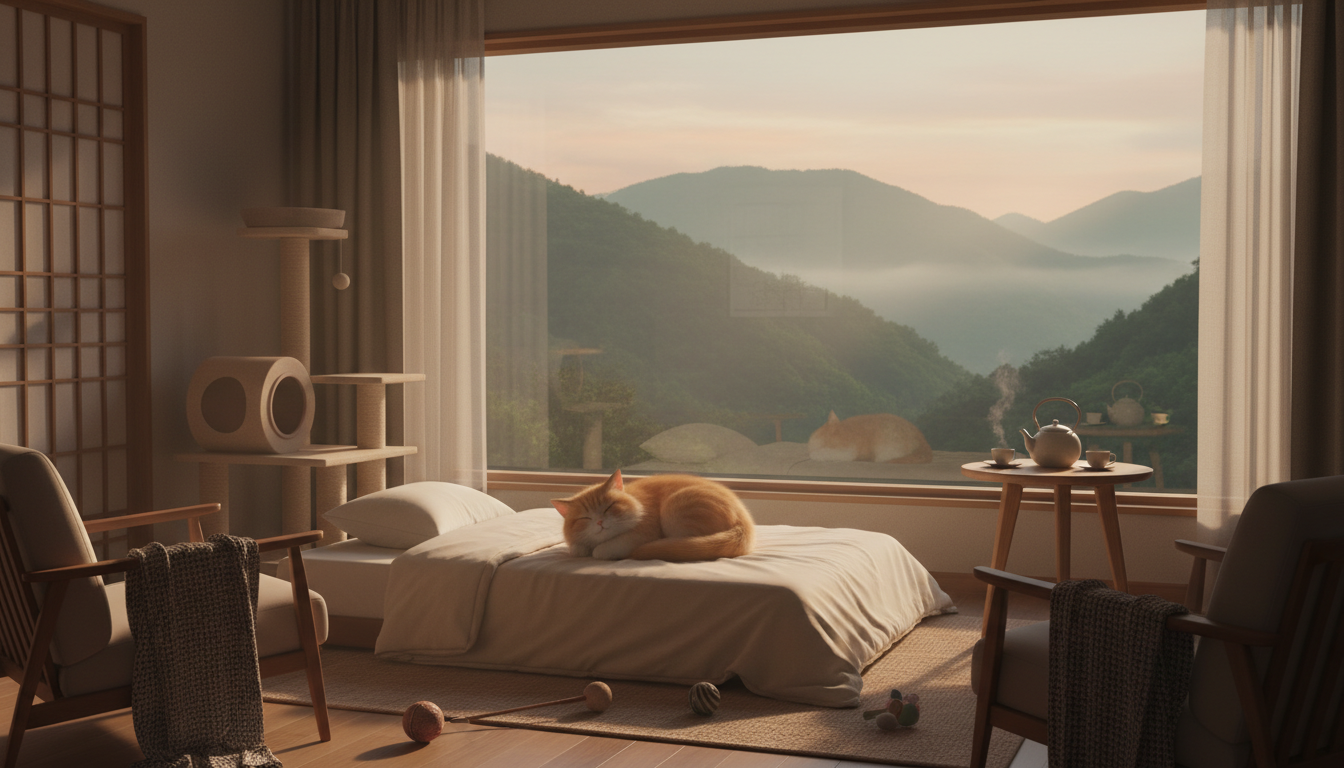 関東で猫と泊まれる宿の特徴と選択肢