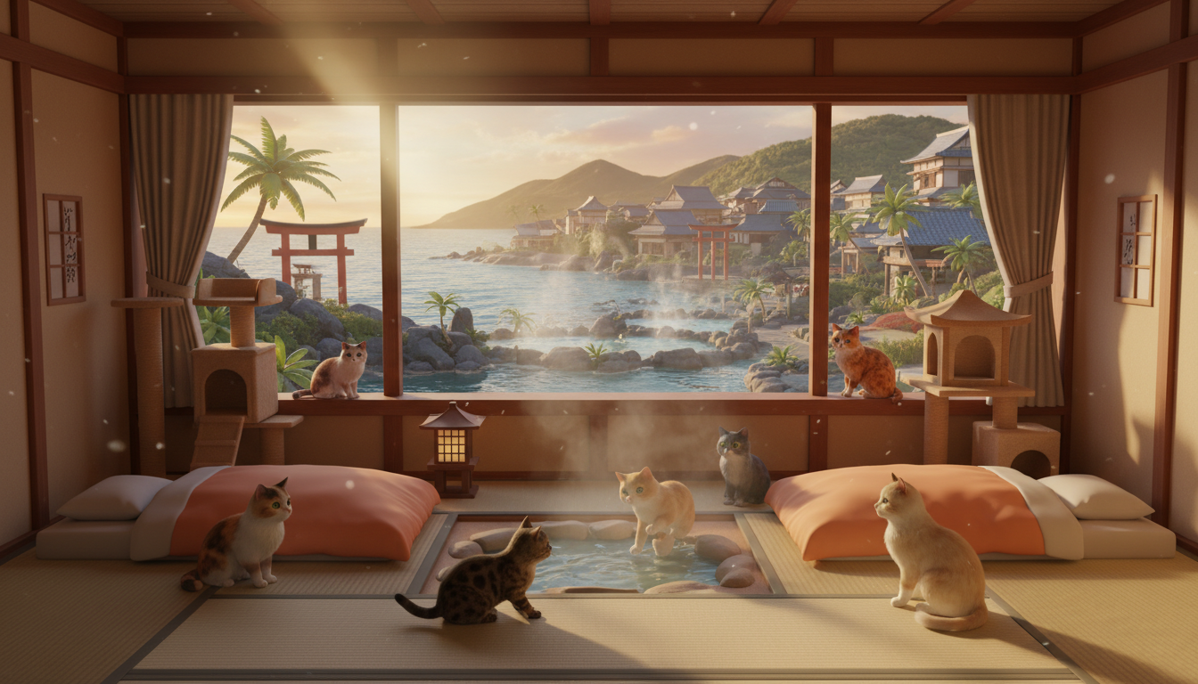 神奈川で猫と泊まれる宿は箱根・城ヶ島エリアに集中