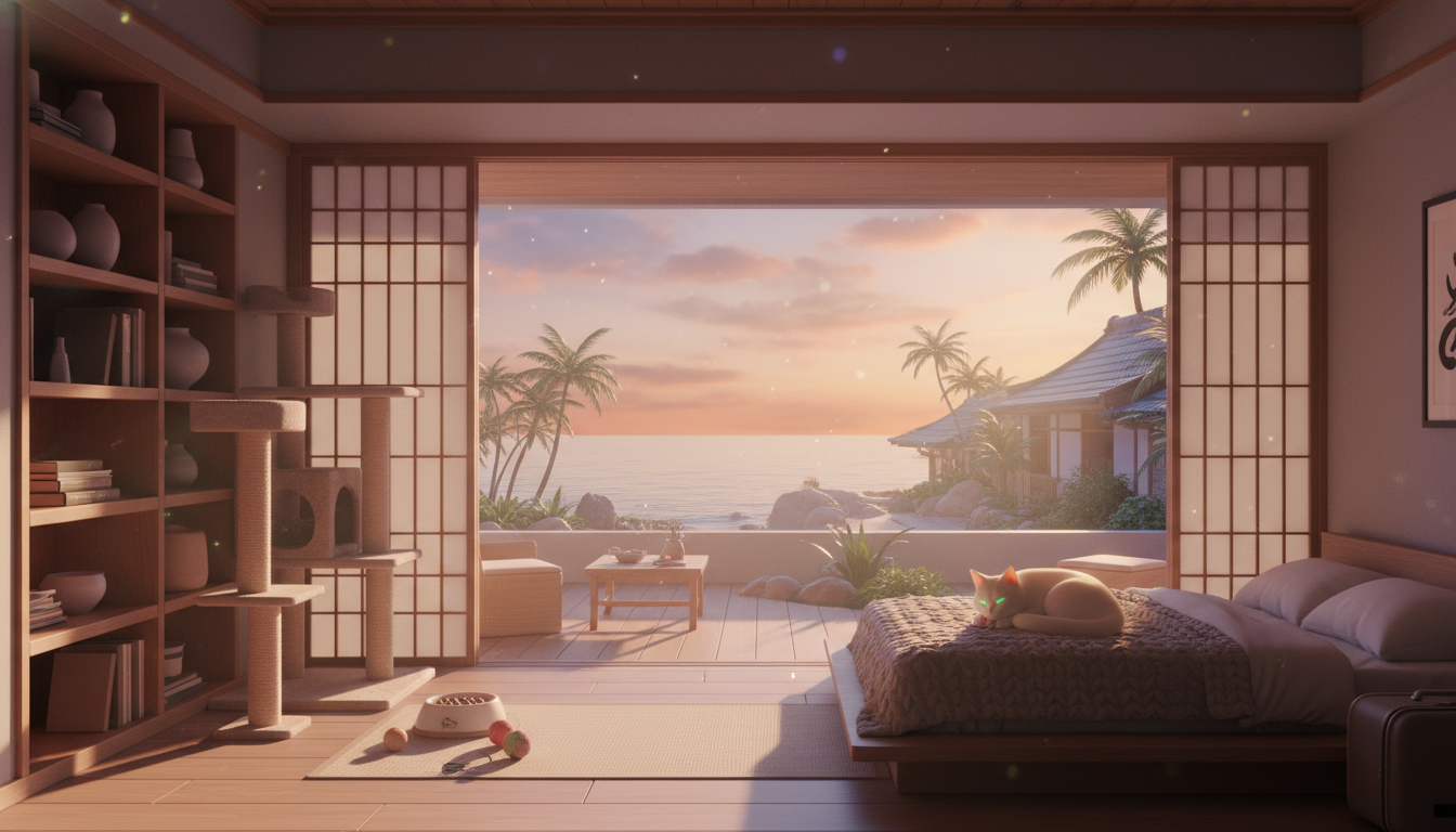 千葉県で猫と泊まれる宿の選択肢は豊富に存在します